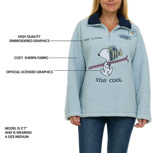 Women's Character Winter Sherpa Quarter-Zip Pullover - Samsclub.com