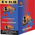 thumbnail image 1 of 4K's Cigarillo Foil Pouch, Melonberry Pre-Priced $1.19 for 4 cigars, 15 pack, 1 of 2