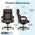 thumbnail image 2 of La-Z-Boy Merrick Big & Tall Executive Office Chair, 2 of 10