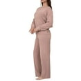thumbnail image 2 of Barefoot Dreams CozyChic Ultra Lite Jersey Pullover & Wide Leg Pant Lounge Set, 2 of 5