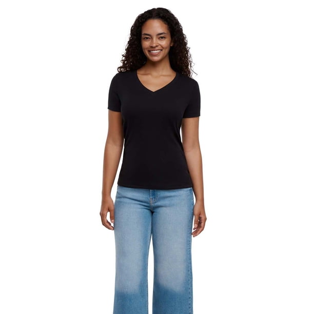 Eddie Bauer Women's Short Sleeve V-Neck T-Shirt - Samsclub.com