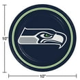 thumbnail image 2 of NFL Round Paper Plates, 10", 85 ct., Choose Your Team, 2 of 8