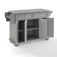 thumbnail image 14 of Crosley Furniture Alexandria Granite Top Full Size Kitchen Island/Cart, Gray, 14 of 16