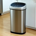 thumbnail image 4 of Nine Stars Stainless Steel Sensor Trash Can Set - 13.2 gal. / 2.1 gal., 4 of 5