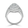 thumbnail image 3 of 1.00 CT. T.W. Round Cut Marquise Shape Halo Diamond Ring in 14K Gold, 3 of 8