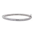 thumbnail image 1 of Italian Twisted Bangle in Sterling Silver, 1 of 8