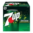 thumbnail image 3 of 7UP Zero Sugar Lemon Lime Soda 12 fl. oz., 24 pk., 3 of 10
