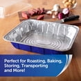 thumbnail image 6 of Reynolds Kitchens 12" x 9" x 3" Aluminum 10lb Roaster with Lids, 8 ct., 6 of 6