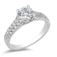 thumbnail image 3 of Round Cut Diamond Ring in 18K Gold, 3 of 8