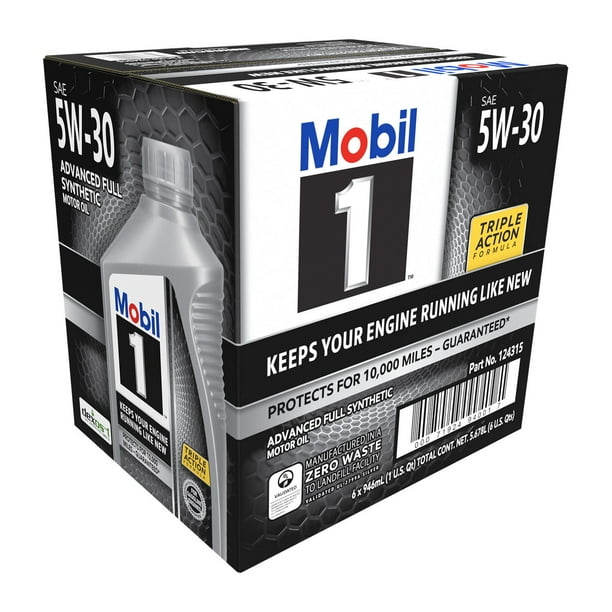 Mobil 1 5W-30 6 pk, 1 quart bottles - Samsclub.com