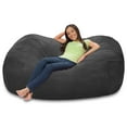 thumbnail image 2 of Comfy Sacks 6’ Memory Foam Bean Bag Lounger, Choose Color, 2 of 3