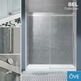 thumbnail image 5 of OVE Decors Bel 70-3/16 - 72-3/16"W x 78-3/4"H Frameless Soft-Close Sliding Shower Door with Clear Glass, 5 of 12