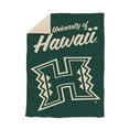 thumbnail image 1 of Logo Brands Hawaii Rainbow Warriors Luxe Dreams Throw, 60" x 80", 1 of 6