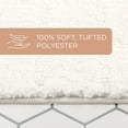 thumbnail image 4 of Town & Country Everyday Ultra Plush Solid Tufted Windowpane Bath Mat 20"x32", 4 of 10
