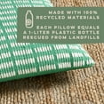 thumbnail image 8 of Town & Country Terra Alara Textured Geo Stripe Decorative Pillow, 8 of 8