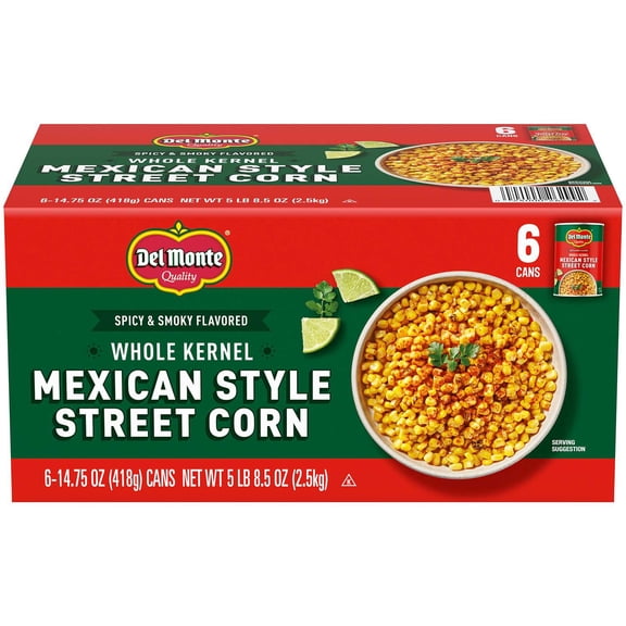 Del Monte Mexican Style Street Corn, 14.75 oz., 6 pk.