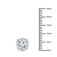 thumbnail image 3 of 0.95 CT. T.W. Diamond Stud Earrings in 14K Gold, 3 of 4