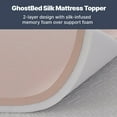thumbnail image 6 of GhostBed 3" Silk-Infused Memory Foam Topper with Medium-Plush Feel, 6 of 7