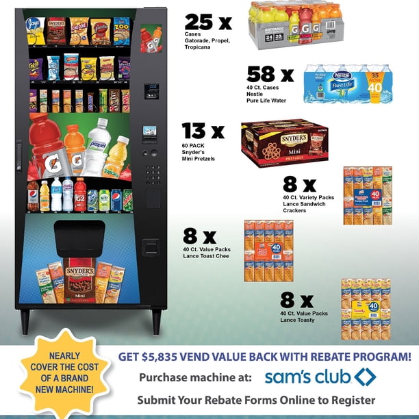 Selectivend Advantage Plus ADA Compliant Combo Vending Machine