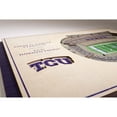 thumbnail image 4 of YouTheFan TCU Horned Frogs 17"x13" 3D 5 Layer Stadium View Wall Art, 4 of 5
