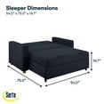 thumbnail image 7 of Serta Tennyson Full Size Convertible Sofa, 7 of 13