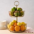 thumbnail image 1 of Member's Mark 2-Tier Scalloped Wire Basket, 1 of 3