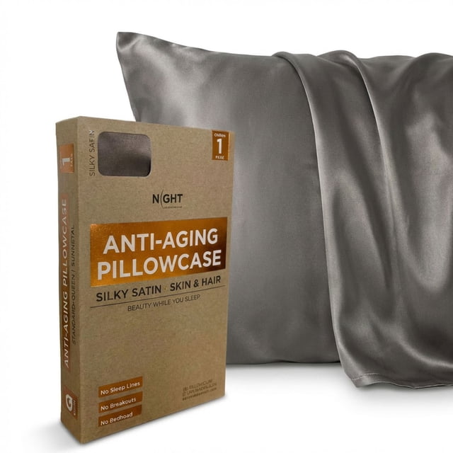 NIGHT Anti-Aging Satin Pillowcase, Choose Color