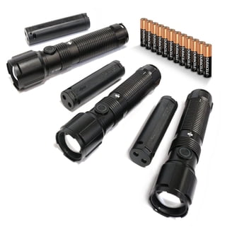 1500 lumen rechargeable flashlight sam's club Police Security Zephyr-R Lm. LED The Police Security Zephyr DUAL POWER FLASHLIGHT SET