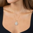 thumbnail image 5 of 0.96 ct. t.w. Diamond Pendant in 14k Two Tone Gold, 5 of 5