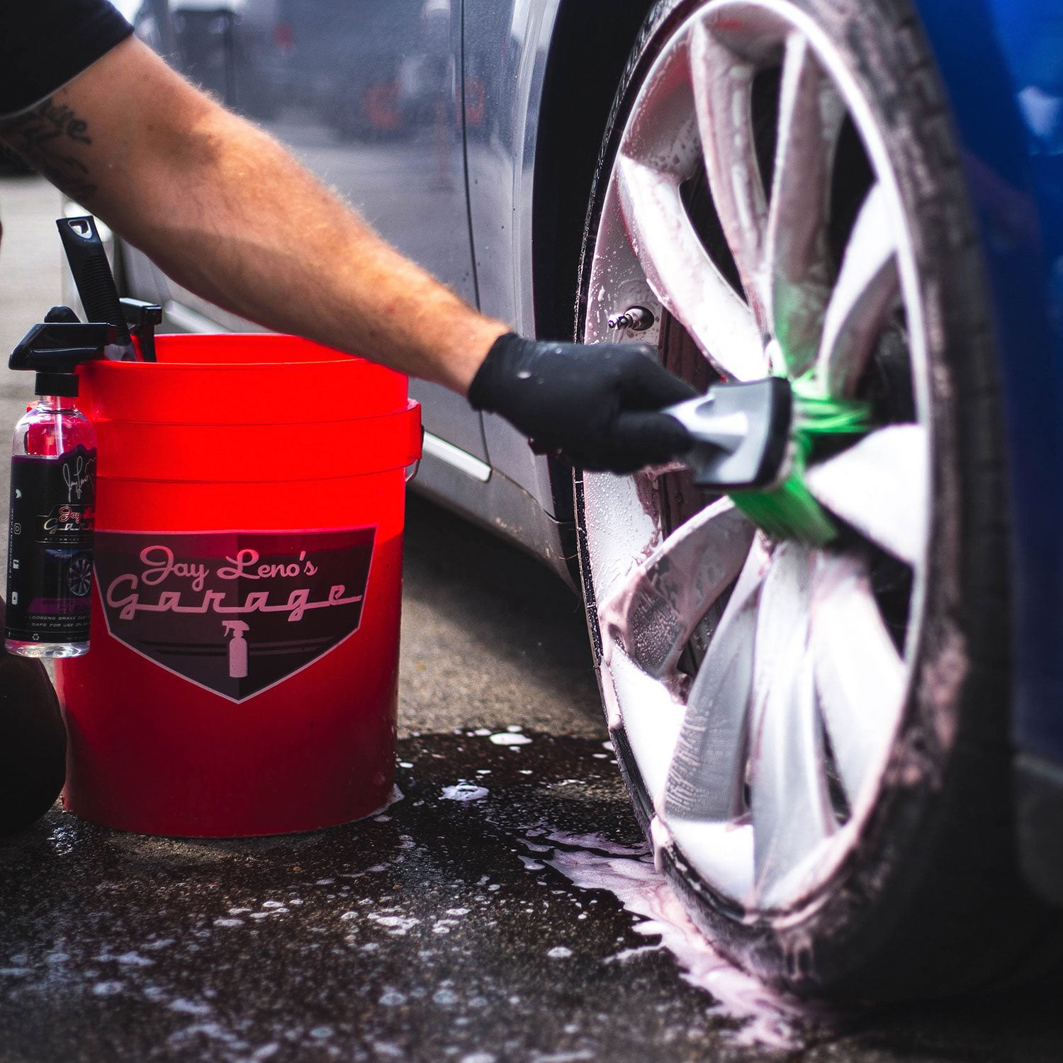 Jay Leno's Garage Showroom Shine Detailing Bucket Kit - 10 Piece