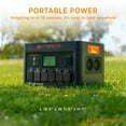 thumbnail image 4 of 5,000 Watt Wattbricks Energy  Peak Portable Solar Generator & 120-Watt Portable Solar Panel Bundle, 4 of 9