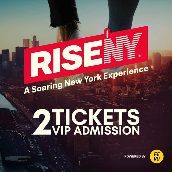 RiseNY, Two (2) VIP Admission Tickets eVoucher
