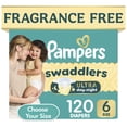 thumbnail image 1 of Pampers Swaddlers Ultra Diapers, Sizes Newborn-8, 1 of 14