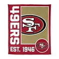 thumbnail image 1 of Logo Brands San Francisco 49ers 60"x70" Super Plush Blanket, 1 of 6