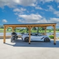 thumbnail image 1 of Backyard Discovery 20' x 12' Kingsport Cedar Carport, 1 of 12