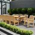 thumbnail image 1 of Amazonia Hayden Teak Outdoor Dining Set, Choose Style, 1 of 9
