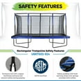 thumbnail image 4 of Upper Bounce 8’ x 14’ Gymnastics Style Rectangular Trampoline with Fiber Flex Enclosure System, 4 of 6