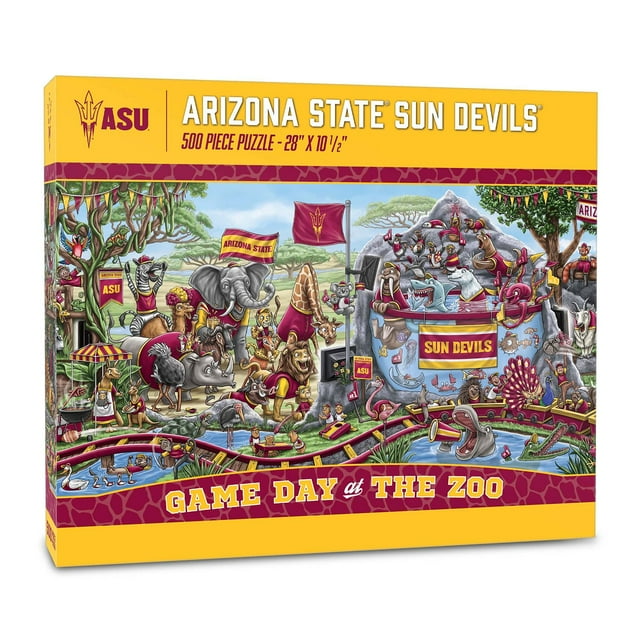 YouTheFan NCAA Game Day At The Zoo 500pc Puzzle, Assorted Teams