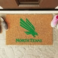 thumbnail image 2 of Logo Brands North Texas Mean Green Doormat, 2 of 5