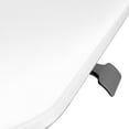 thumbnail image 4 of Seville Classics AIRLIFT XL 28" Pneumatic Sit-Stand Adjustable Rolling Desk Cart, White Silver, 4 of 5