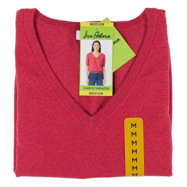 トップス 26SSLightBilenCroppedCrewneck Sweater Sam Edelman Women's Short Sleeve V-Neck Sweater - Samsclub.com