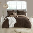 thumbnail image 2 of Modern Prewashed Crinkle Reversible Duvet Cover Set, Assorted Sizes, 2 of 5