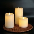 thumbnail interactive-video image 1 of Member's Mark Flameless Moving LED Wax Candles, Set of 3, 1 of 5