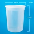 thumbnail image 3 of Member's Mark Deli Plastic Containers w/ Lids (32 oz., 240 ct.), 3 of 7