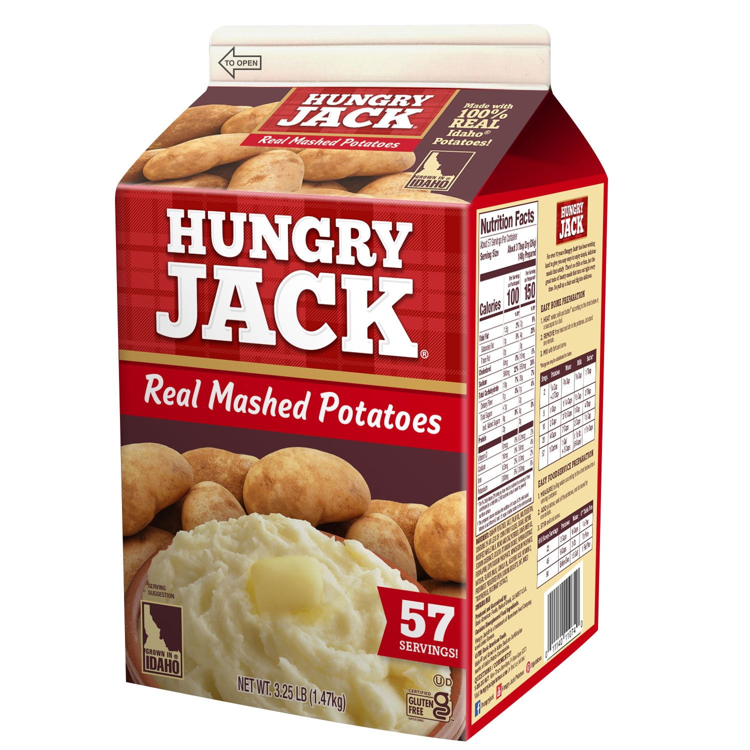 Hungry Jack Mashed Potatoes,