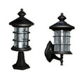 thumbnail image 1 of Black Aluminum Hampton Solar Lamp, 1 of 9