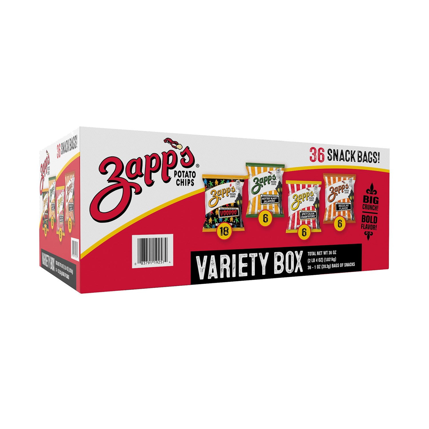その他 papas Zapp's Variety Pack Potato Chips, 1 oz., 36 pk. - Samsclub.com