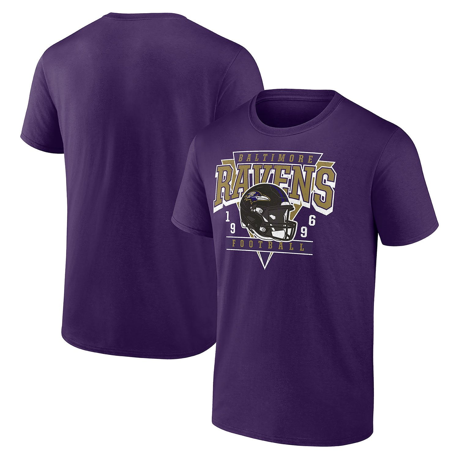 Baltimore Ravens Fan Flock Together Men's T-Shirt - 100% Cotton, Machine Wash (Purple, Size S)
