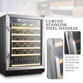 thumbnail image 12 of Lanbo 24 Inch 51 Bottle Wine Cooler Fridge, 12 of 15