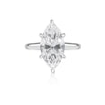 thumbnail image 1 of Lab Created Marquise Cut Solitaire Diamond Ring, 1 of 7